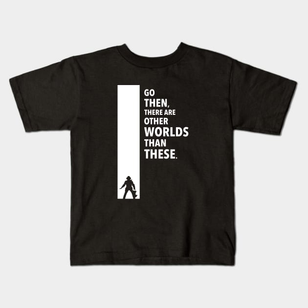 The Dark Tower Worlds white Kids T-Shirt by Mandos92